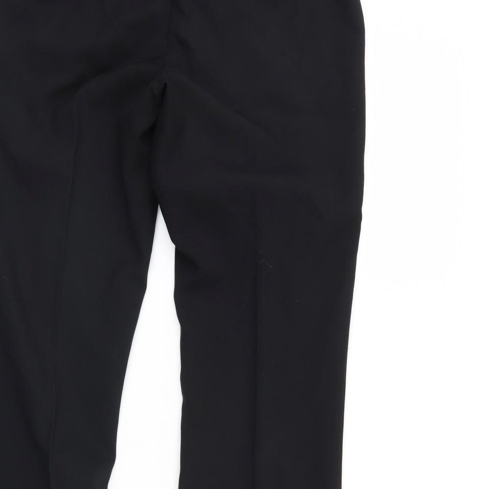 Peacocks Womens Black   Trousers  Size 10 L34 in
