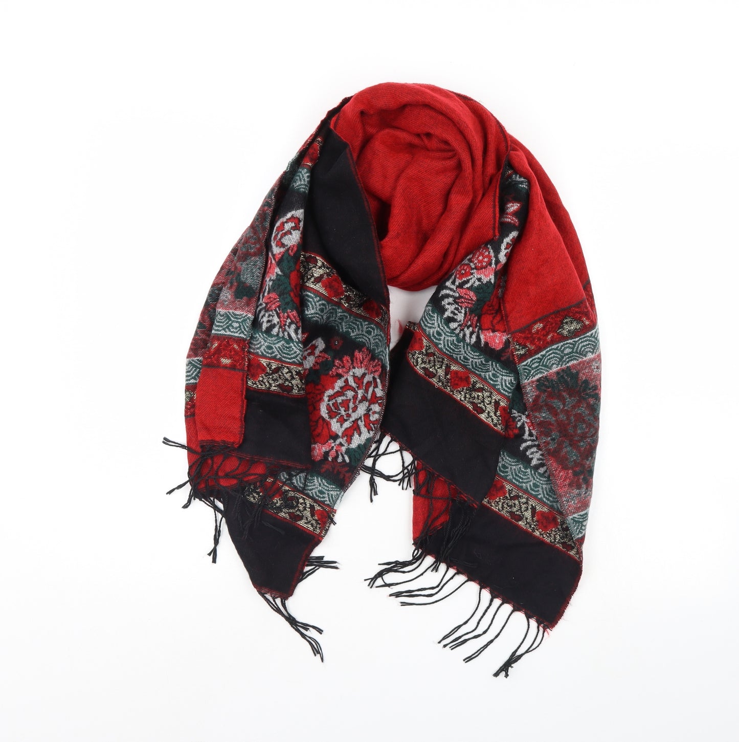 Preworn Womens Red    Scarf