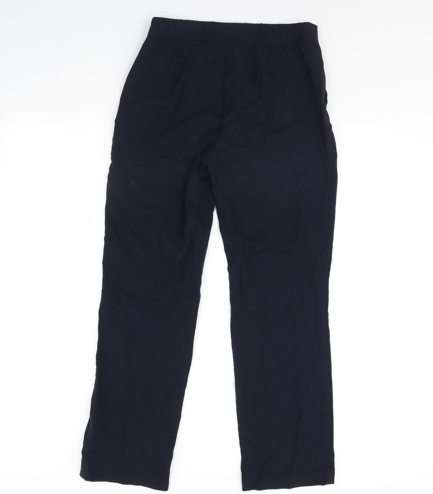 m&s Womens Blue   Trousers  Size 10 L29 in