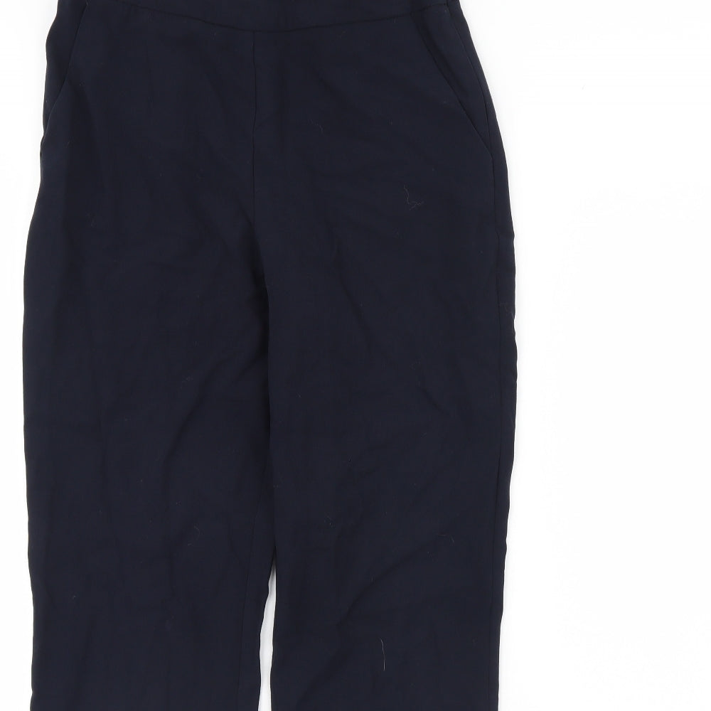 m&s Womens Blue   Trousers  Size 10 L29 in