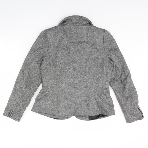 Monsoon Womens Grey   Jacket Blazer Size 16  - Shoulder Pads