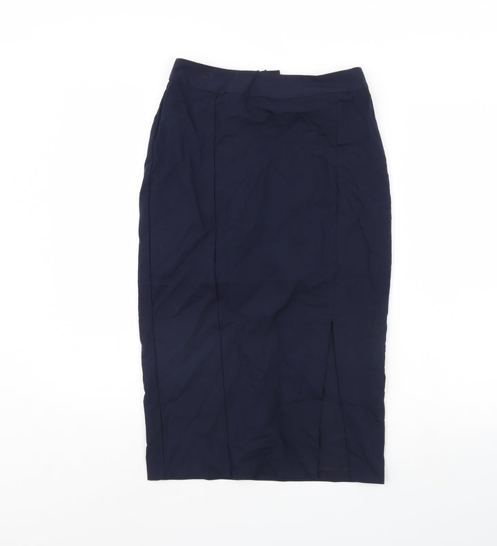 ASOS Womens Blue A-Line Skirt Size 8