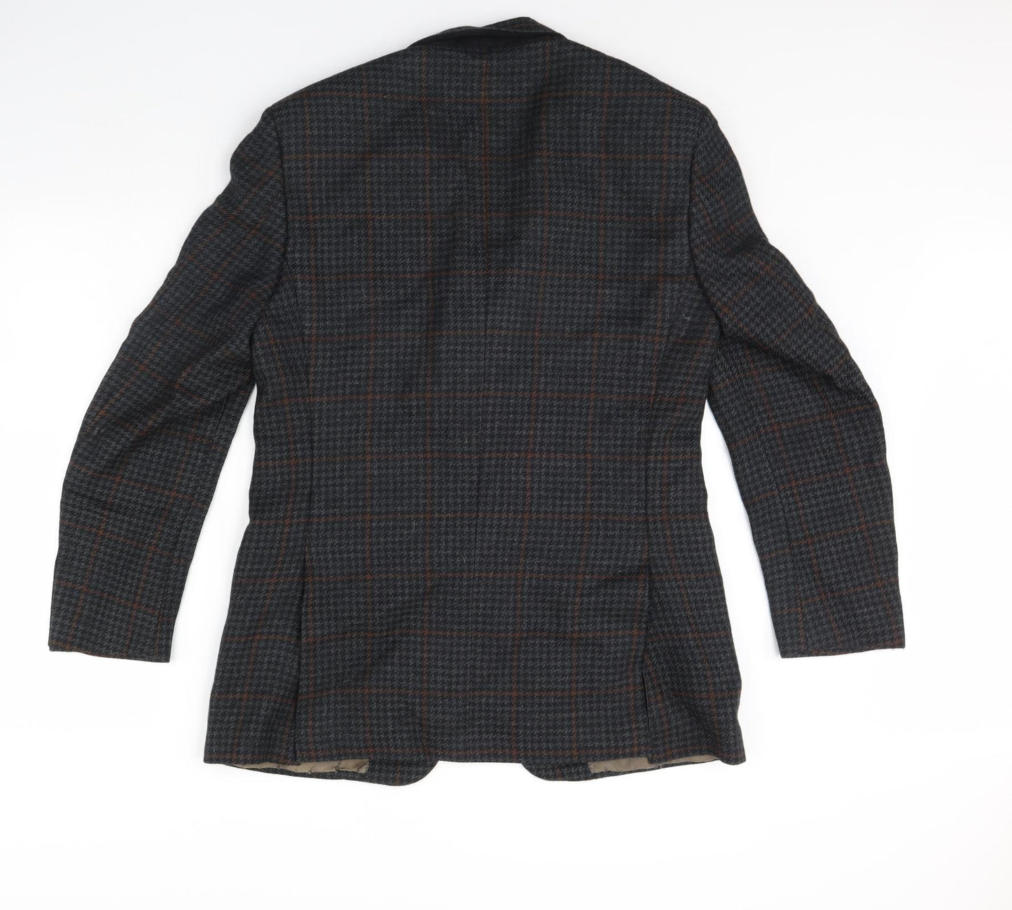 Preworn Mens Black   Jacket Blazer Size 40  - Shoulder Pads