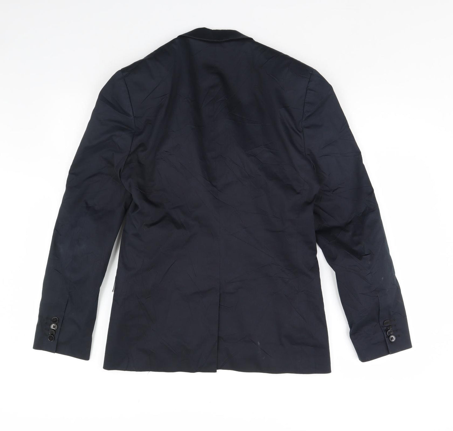 Preworn Mens Black   Jacket Blazer Size 36  - Shoulder Pads