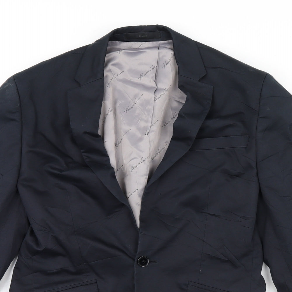 Preworn Mens Black   Jacket Blazer Size 36  - Shoulder Pads