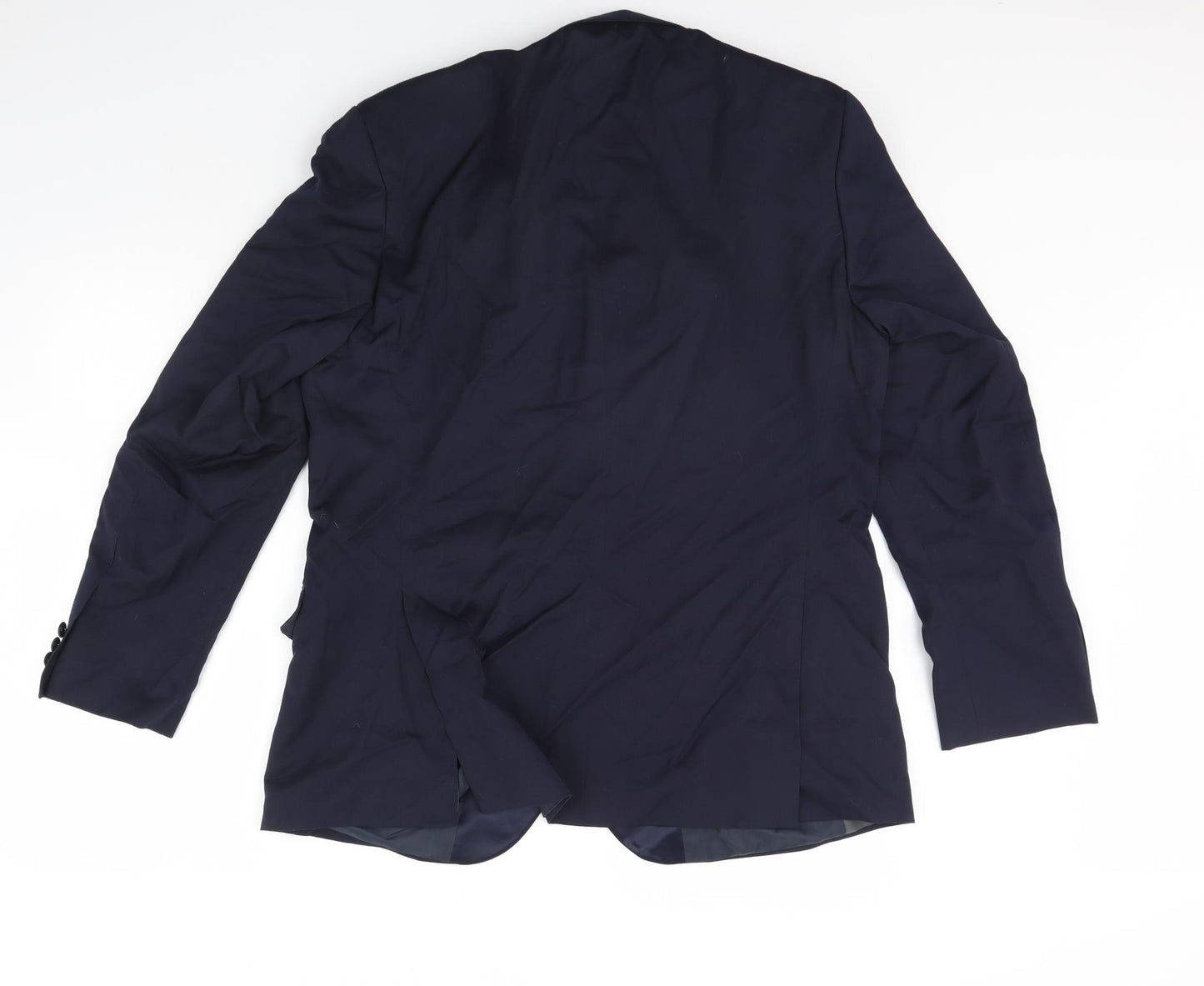 M&S Mens Blue   Jacket Blazer Size 42  - Shoulder Pads