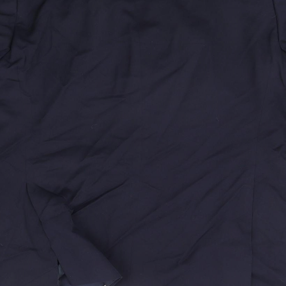 M&S Mens Blue   Jacket Blazer Size 42  - Shoulder Pads