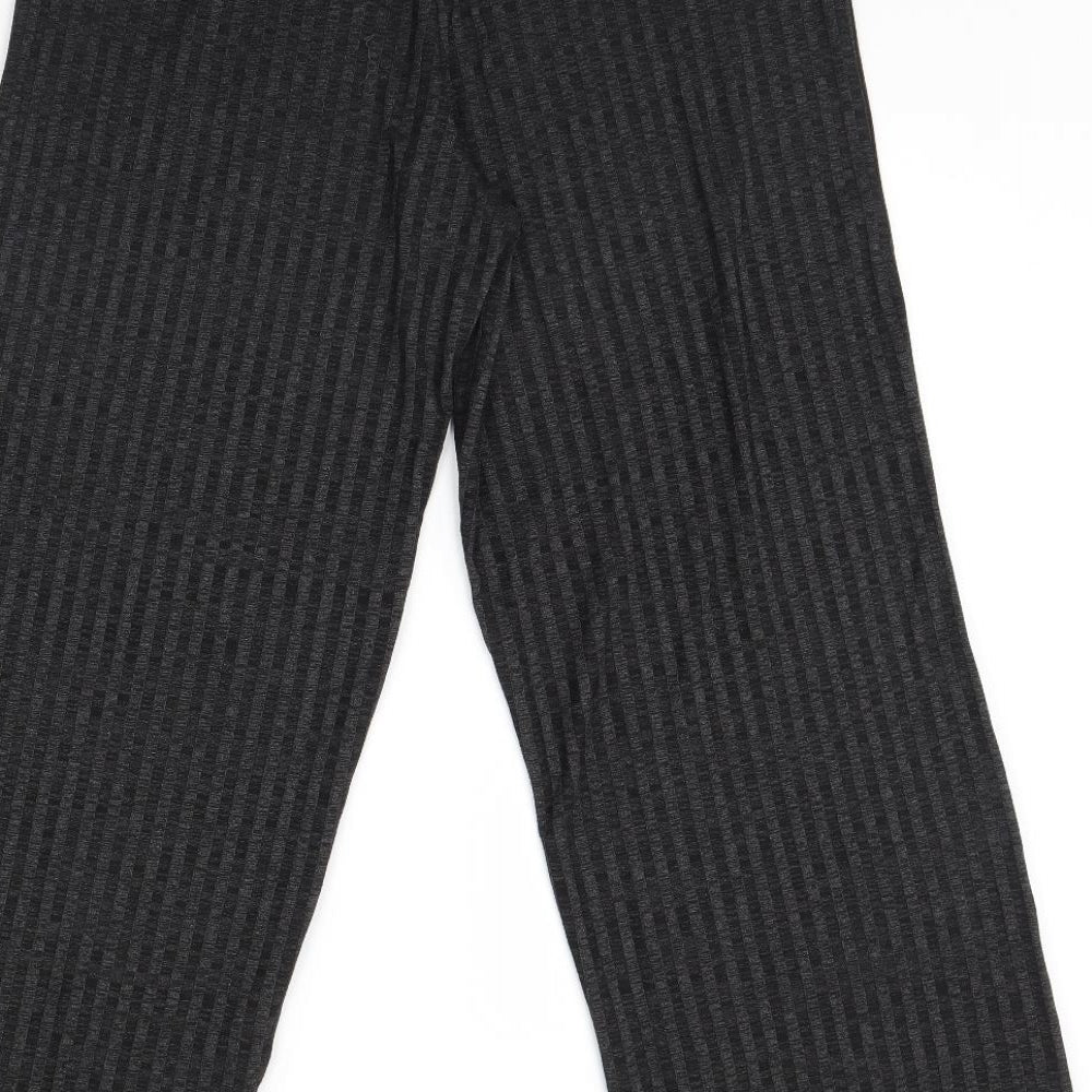 F&F Womens Black   Trousers  Size 14 L30 in
