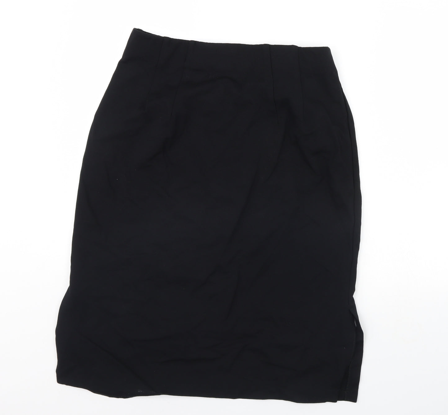 m&s Womens Black   A-Line Skirt Size 18