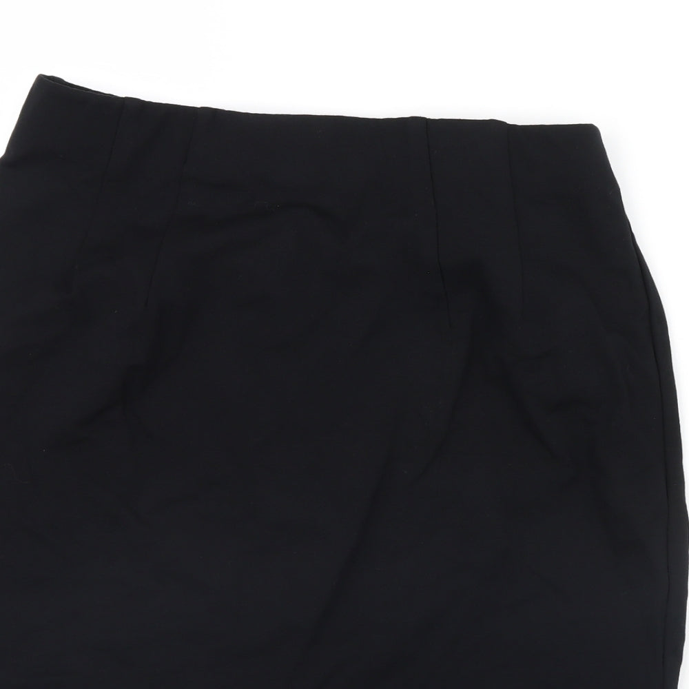 m&s Womens Black   A-Line Skirt Size 18