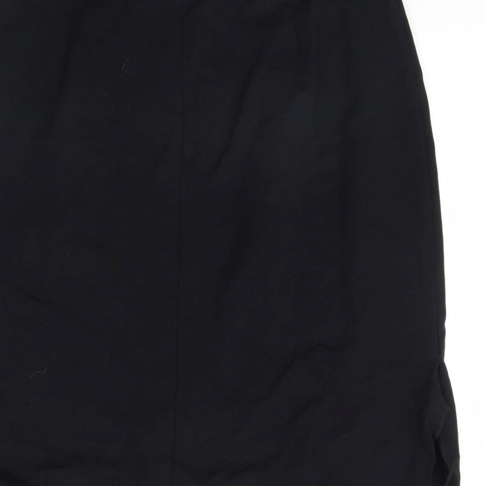 m&s Womens Black   A-Line Skirt Size 18