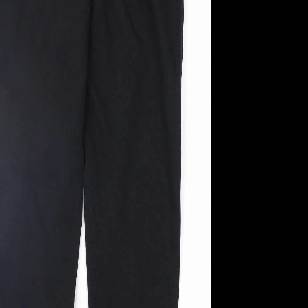 F&F Girls Black   Jogger Trousers Size 13-14 Years