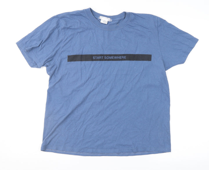 Cooperative Mens Blue T-Shirt Size S