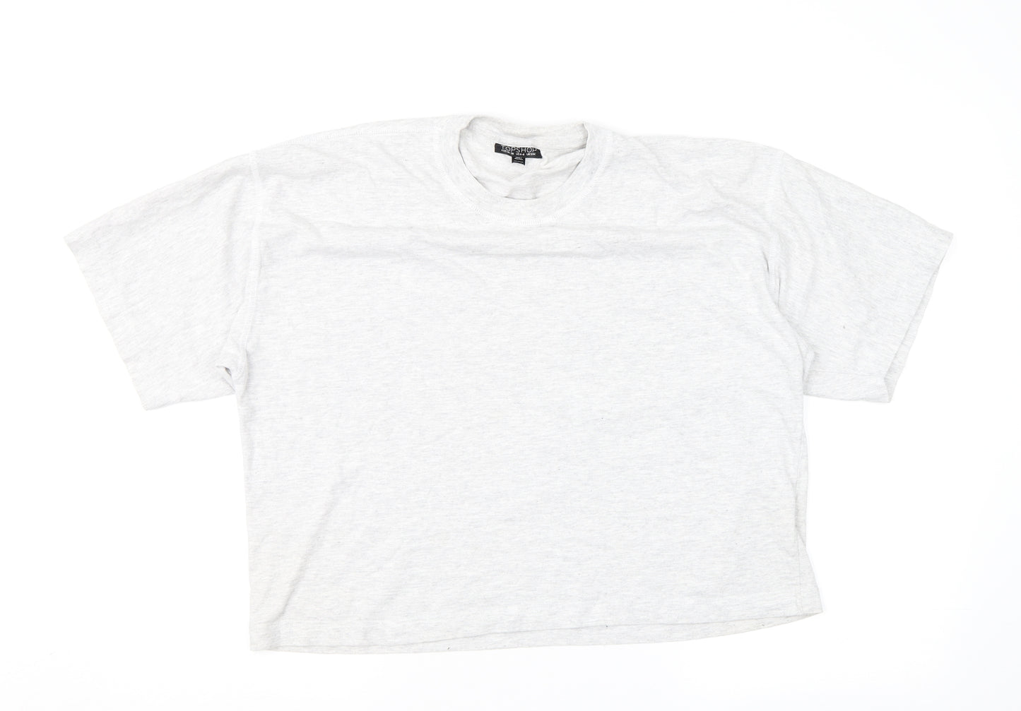 Topshop Womens Grey   Basic T-Shirt Size S
