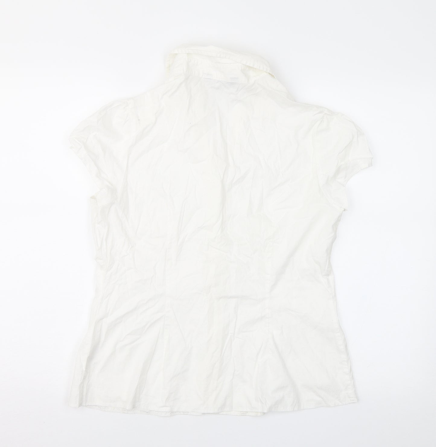 F&F Womens White   Basic Button-Up Size 16