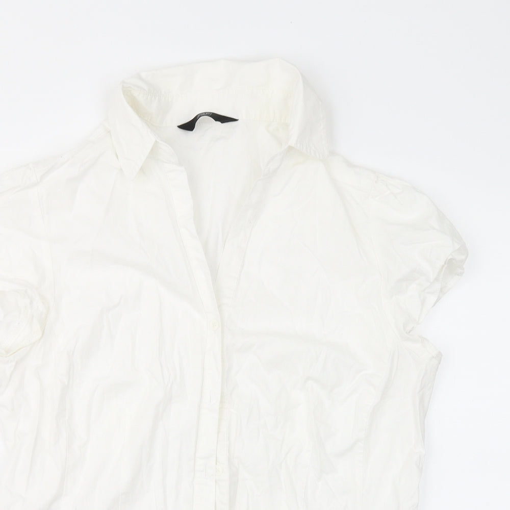 F&F Womens White   Basic Button-Up Size 16