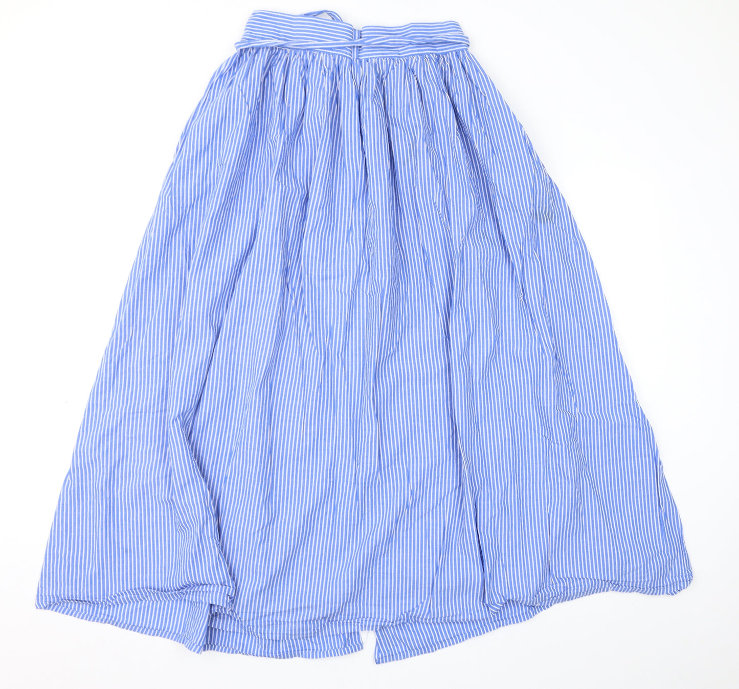 SheIn Womens Blue Striped  A-Line Skirt Size M