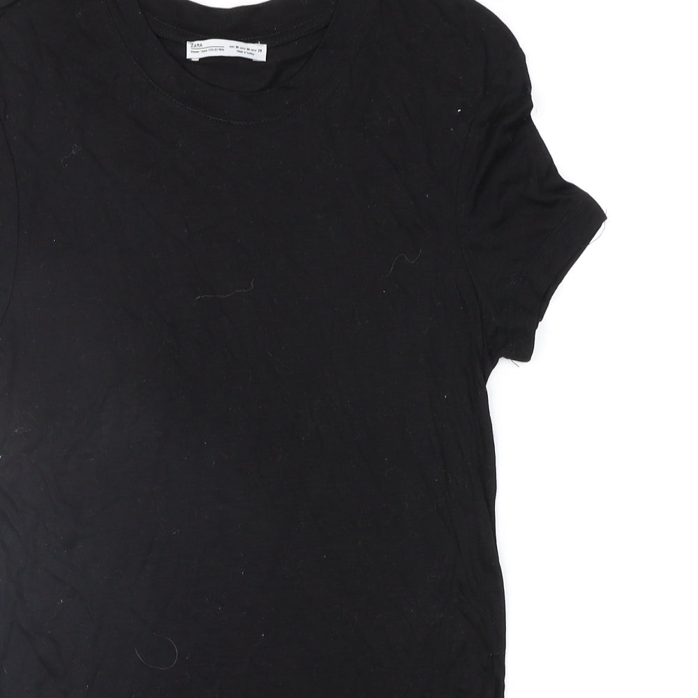 Zara Womens Black   Basic T-Shirt Size M