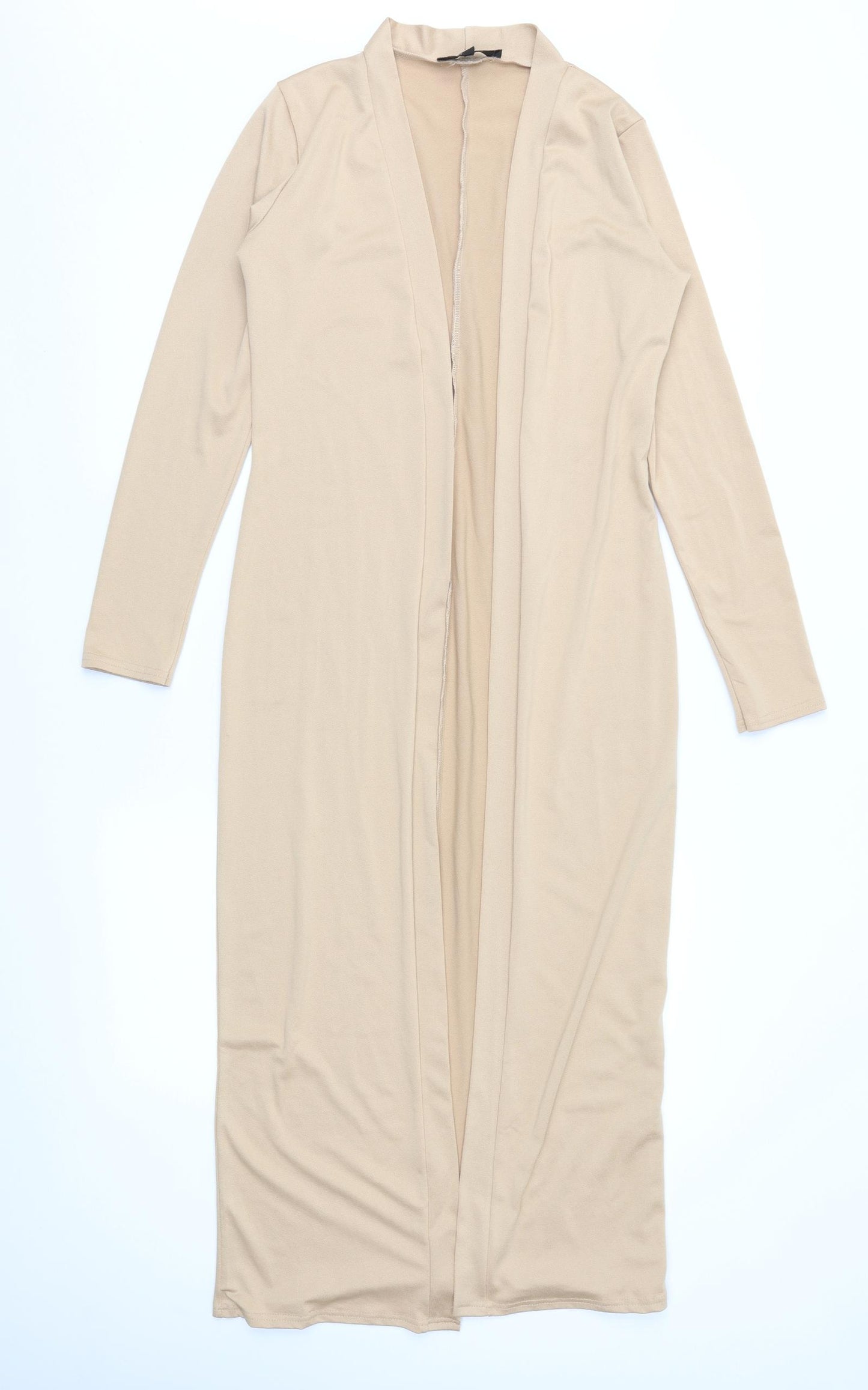 Missguided Womens Beige   Overcoat Coat Size 6