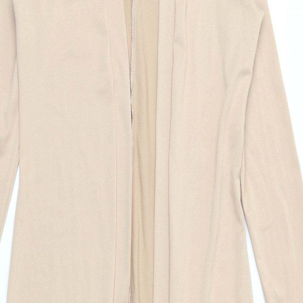 Missguided Womens Beige   Overcoat Coat Size 6