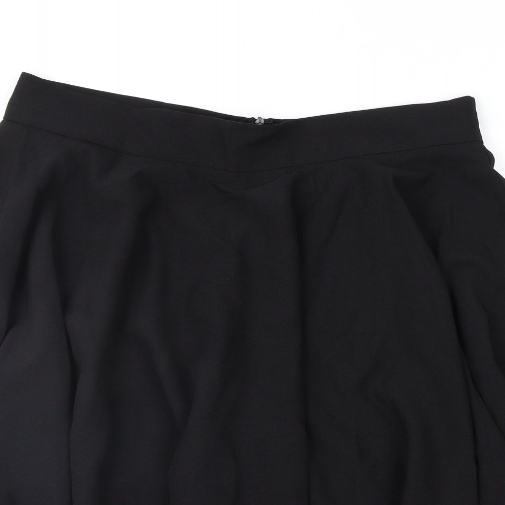 SheIn Womens Black   Flare Skirt Size L