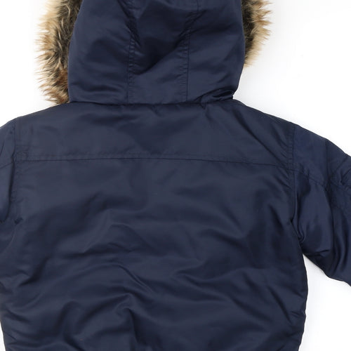 Ripstop. Boys Blue   Anorak Jacket Size XS