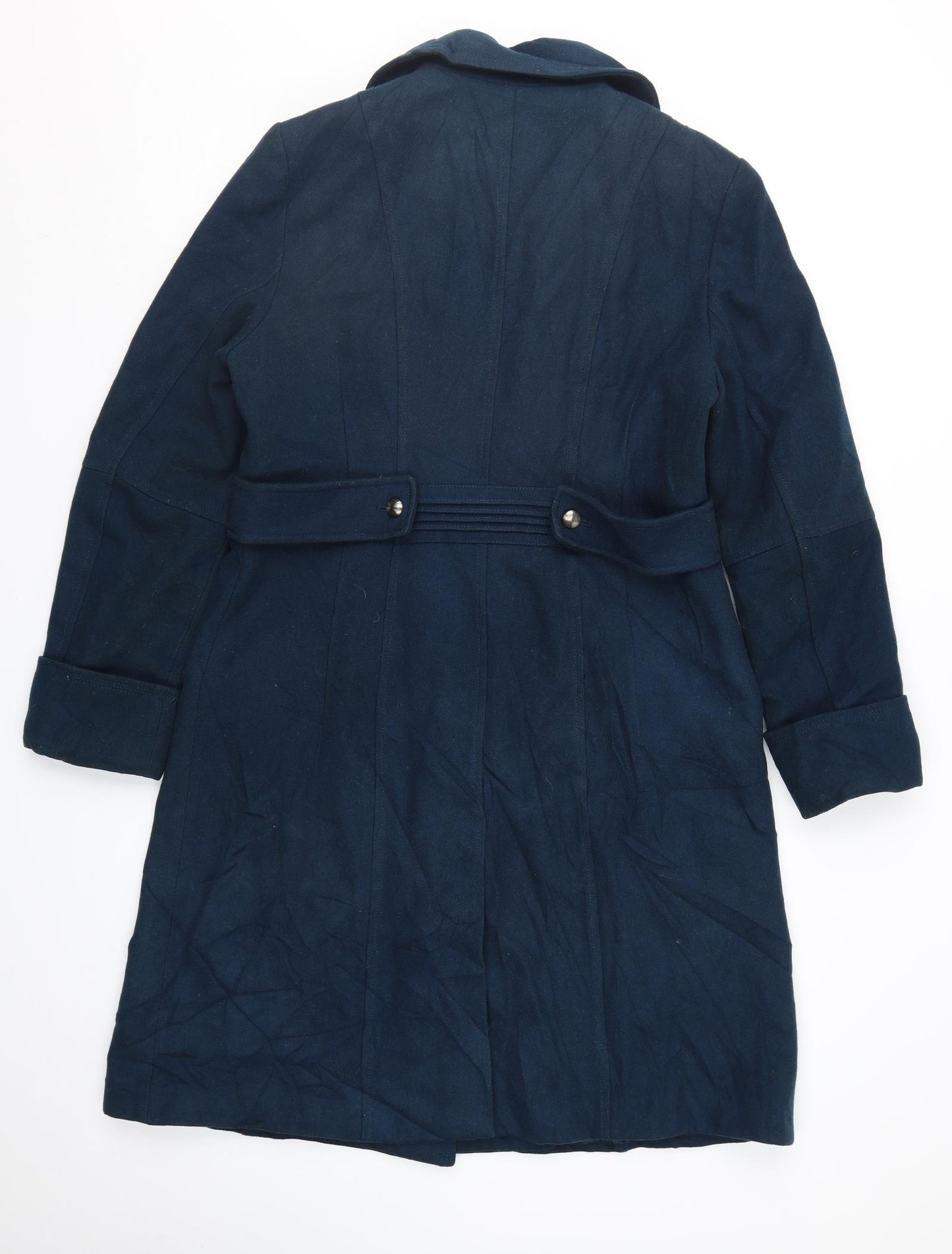 Per Una Womens Blue   Overcoat Coat Size 14