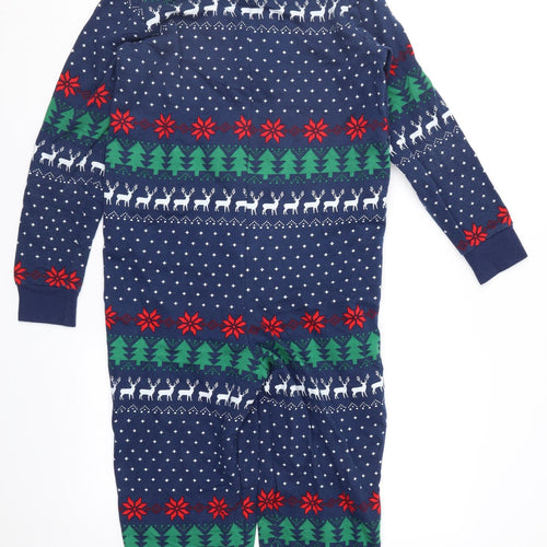 Marks and Spencer Boys Blue Fair Isle   One Piece Size 11-12 Years