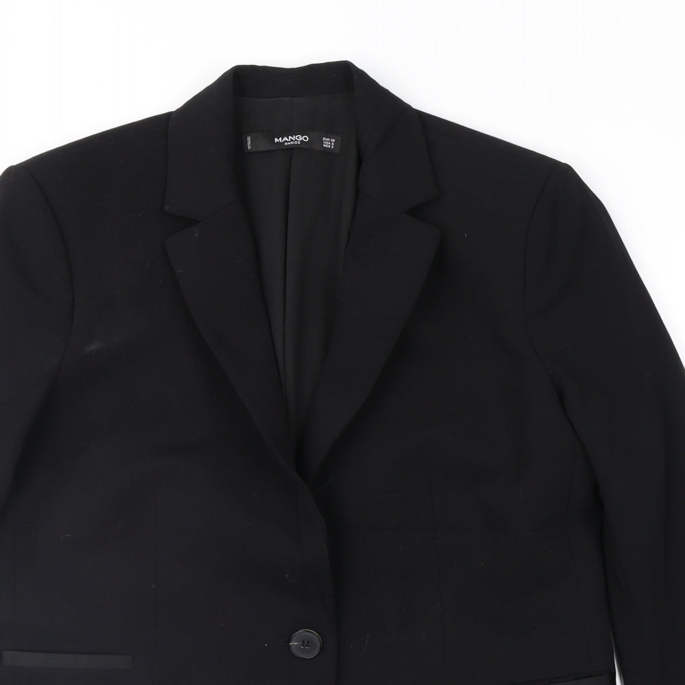 Mango Womens Black   Jacket Suit Jacket Size 10