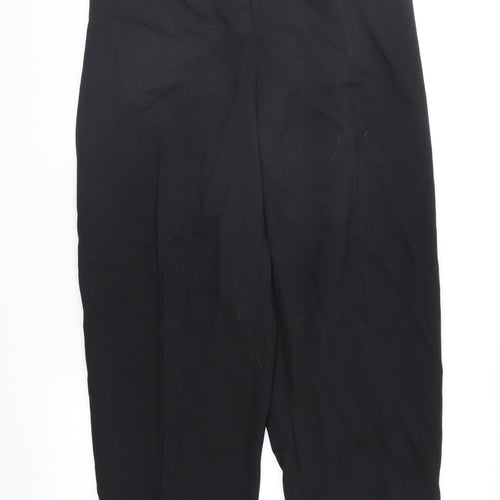 Cotton Works Womens Black   Trousers  Size 18 L27 in