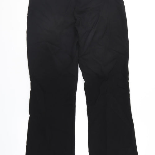 AMARANTO Womens Black   Trousers  Size 28 in L30 in