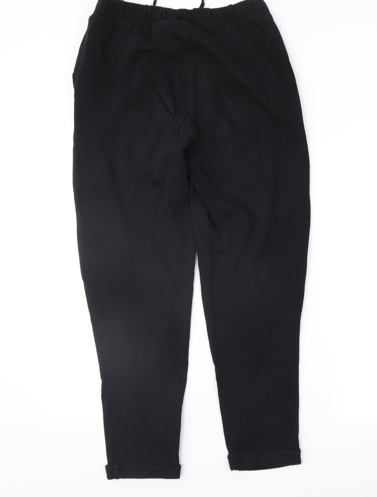H&M Womens Black   Jogger Trousers Size XS L26 in