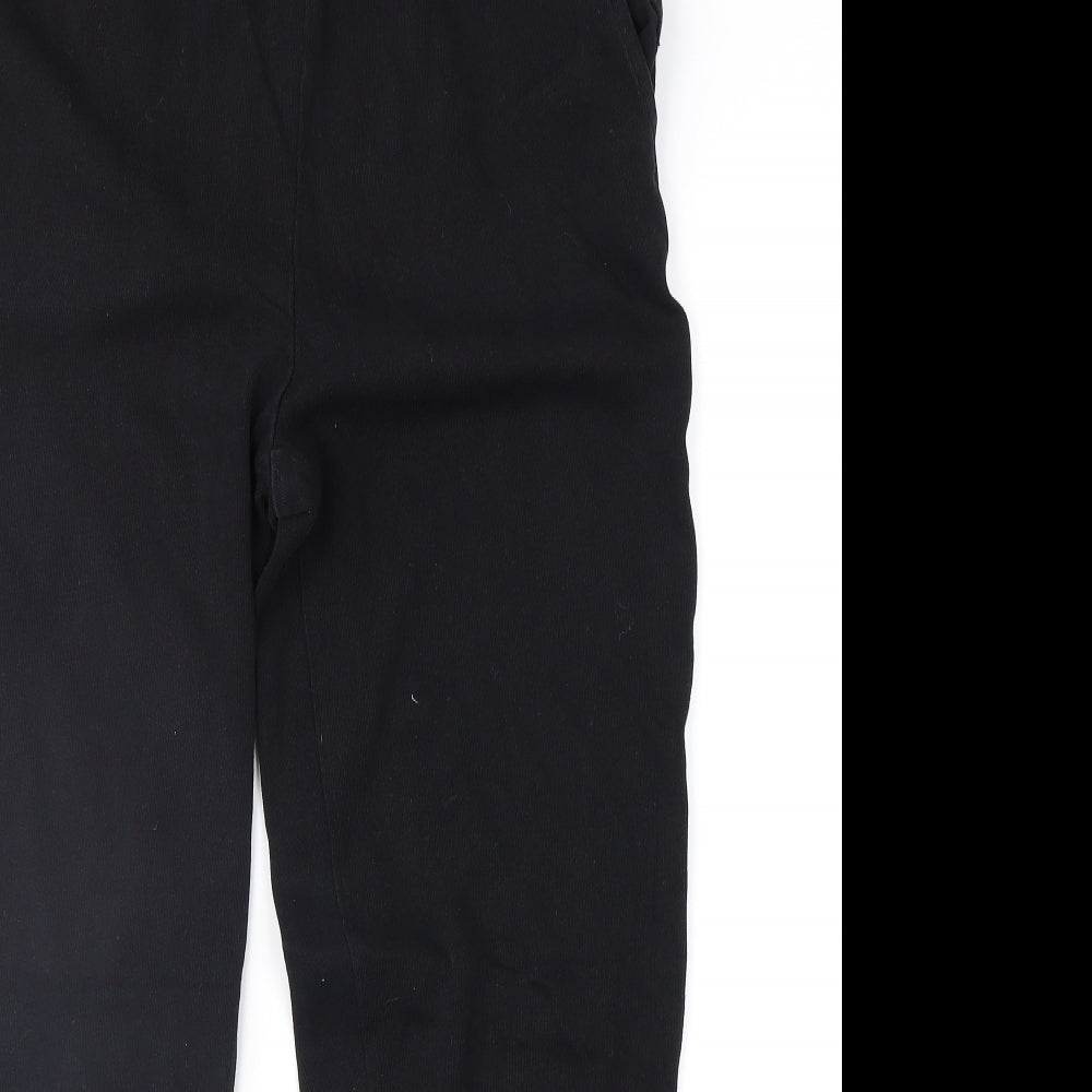 H&M Womens Black   Jogger Trousers Size XS L26 in