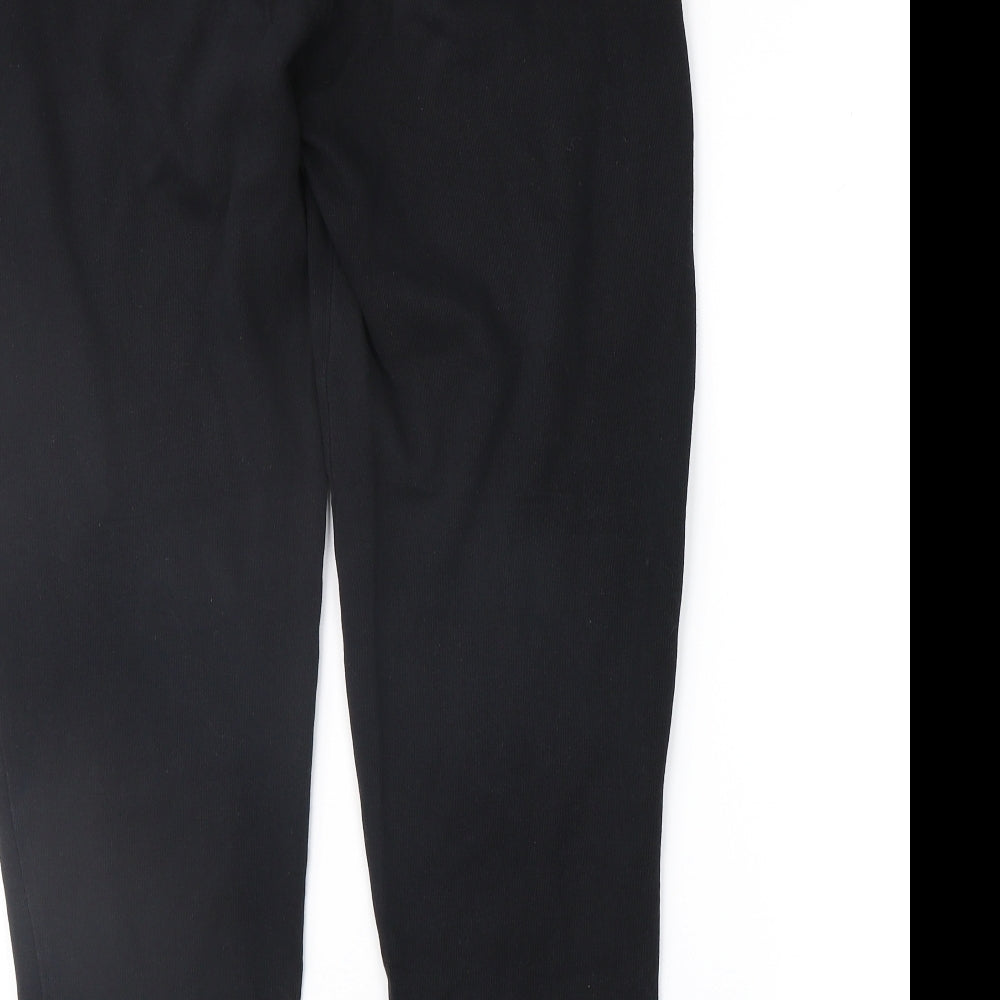 H&M Womens Black   Jogger Trousers Size XS L26 in