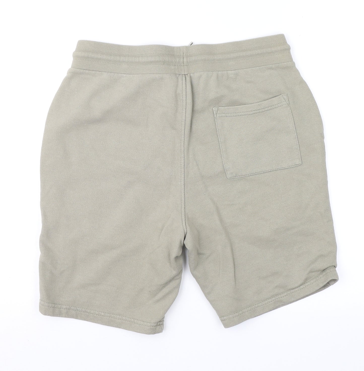 H&M Mens Green   Sweat Shorts Size M