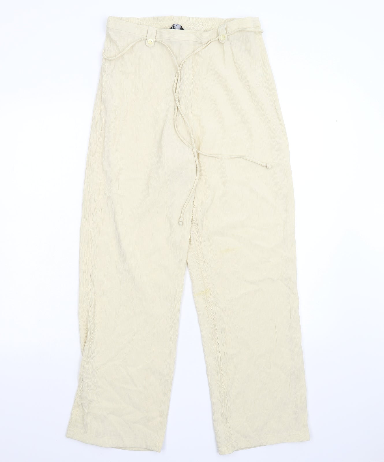BM Womens Ivory   Trousers  Size 12 L27 in