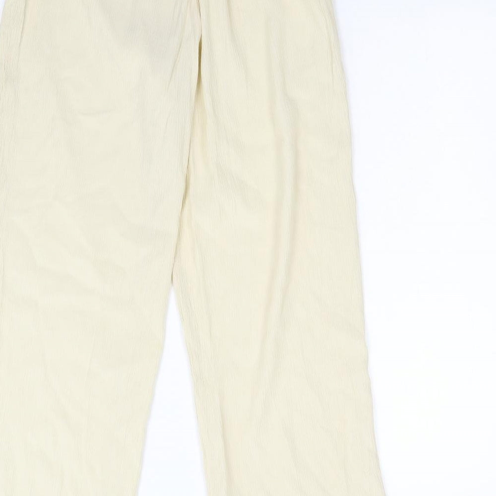 BM Womens Ivory   Trousers  Size 12 L27 in
