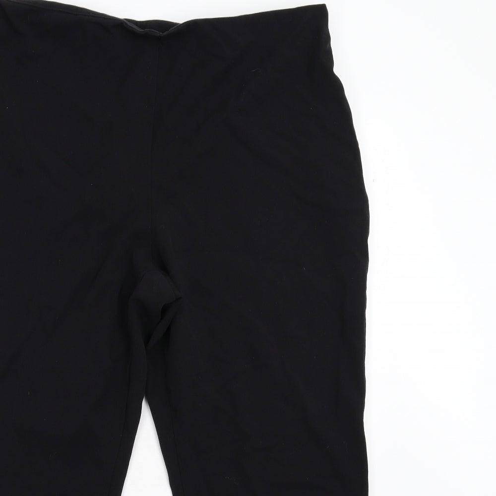 M&S Womens Black   Trousers  Size 20 L26 in