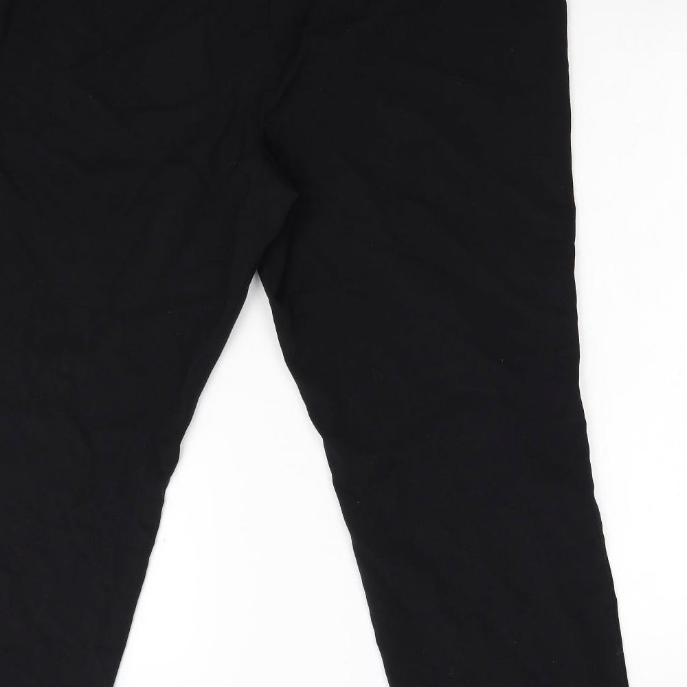 M&S Womens Black   Trousers  Size 20 L26 in
