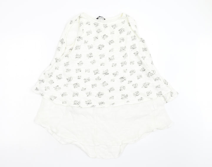 Saloos Womens Ivory   Basic Blouse Size 16