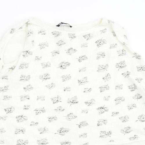 Saloos Womens Ivory   Basic Blouse Size 16