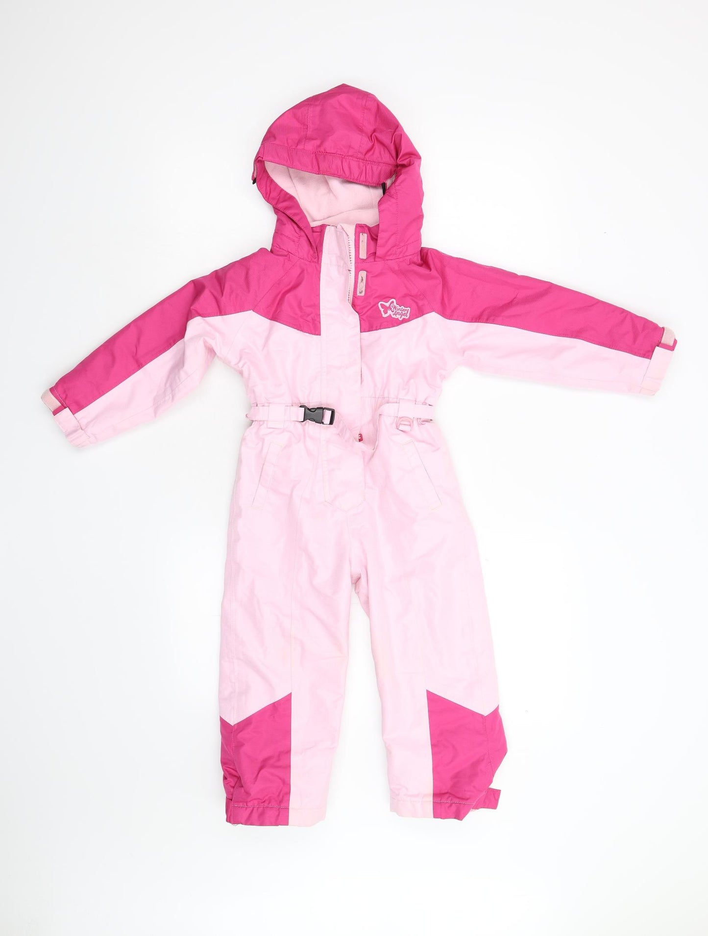Glacier Point Girls Pink   Quilted Snowsuit Size 3 Years