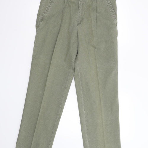 Wolsey Mens Green  Corduroy Trousers  Size 34 L31 in