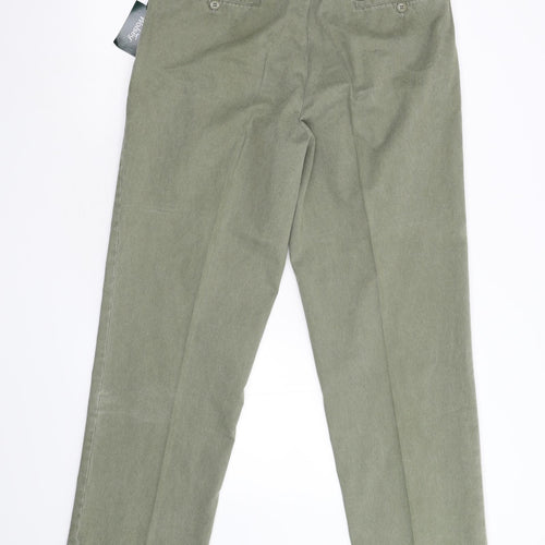 Wolsey Mens Green  Corduroy Trousers  Size 34 L31 in