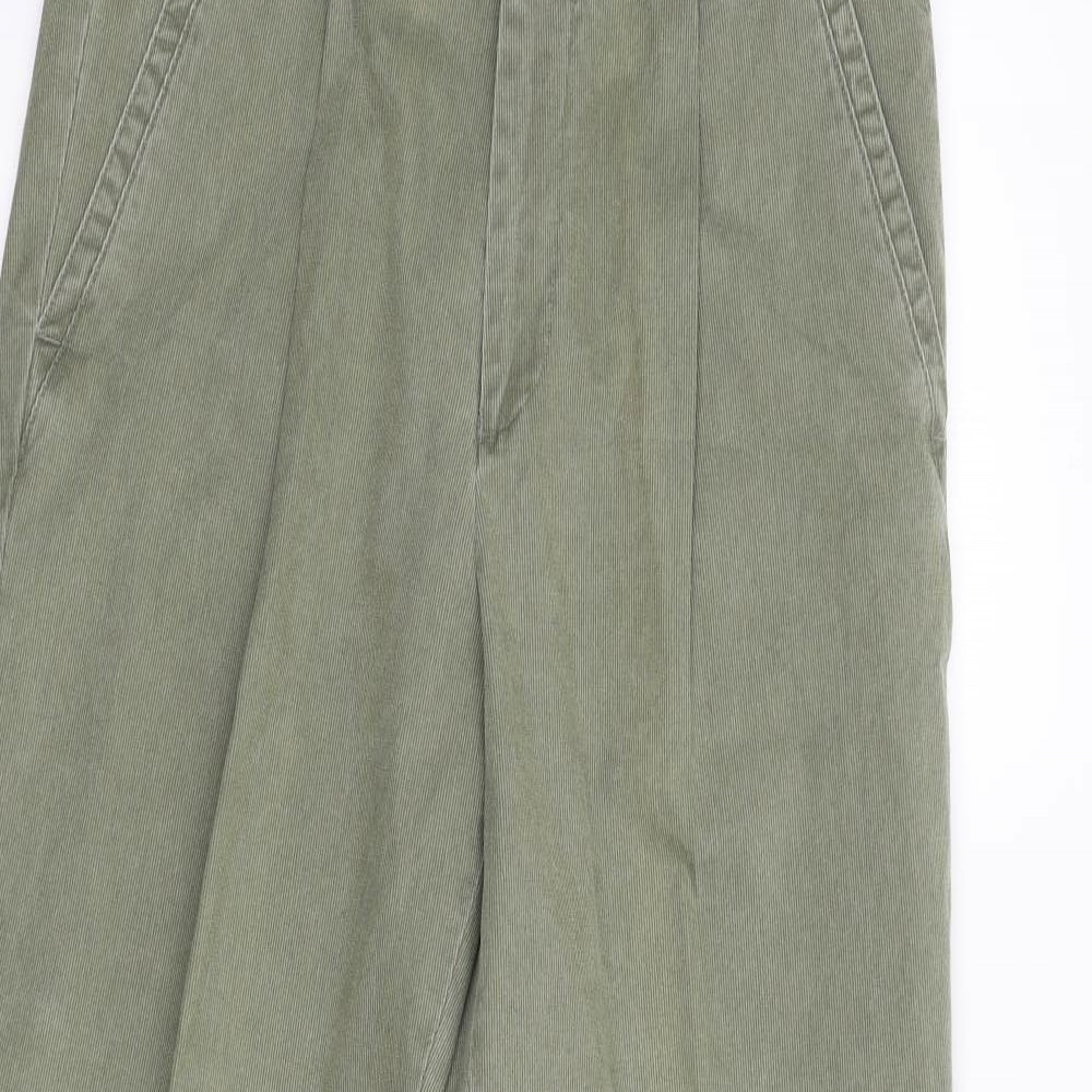 Wolsey Mens Green  Corduroy Trousers  Size 34 L31 in