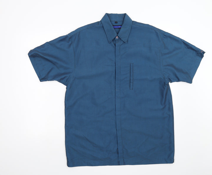 Copperstone Mens Blue    Button-Up Size M