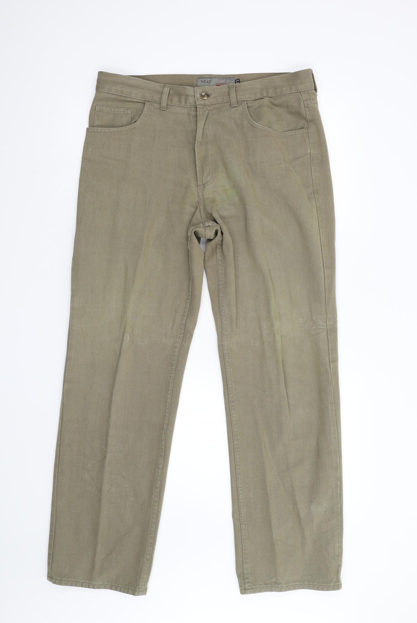 NEXT Mens Green   Trousers  Size 34 L31 in