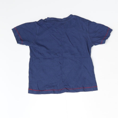 George Boys Blue   Basic T-Shirt Size 2-3 Years