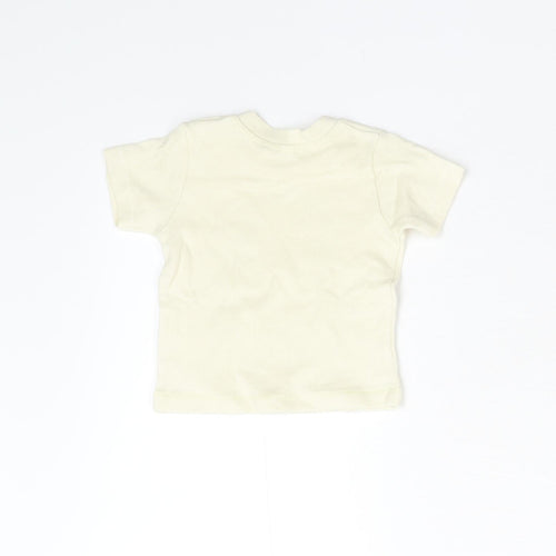 Babt Bugz Baby Beige   Basic T-Shirt Size 3-6 Months  - Sheep