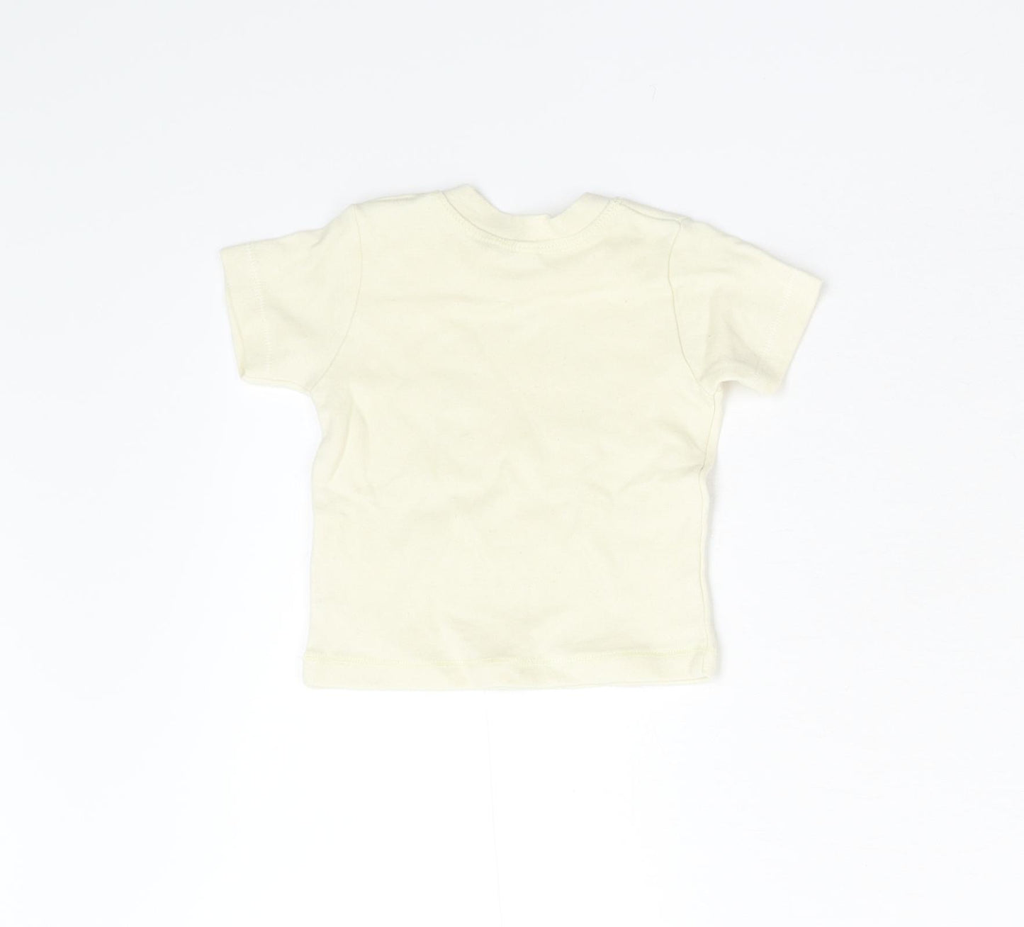 Babt Bugz Baby Beige   Basic T-Shirt Size 3-6 Months  - Sheep